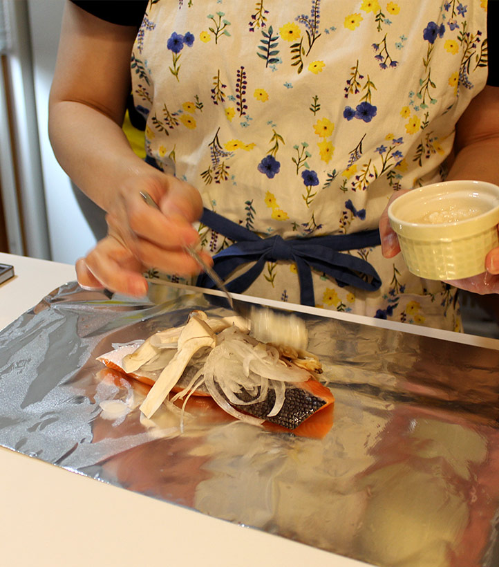 鮭のホイル焼き